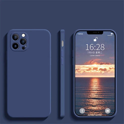 For iPhone 16 15 14 13 Pro Max 12 11 XS XR Liquid Silicone Soft Phone Case Cover - Picture 3 of 15