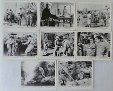 ORIGINAL 1959 LOBBY CARD SET 10 x 8 - 'BATTLE OF THE CORAL SEA' -CLIFF ROBERTSON