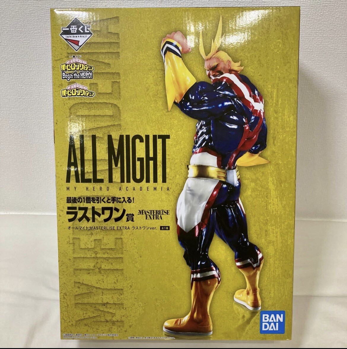My Hero Academia Ichiban Kuji Figure ALL MIGHT MASTERLISE Begin