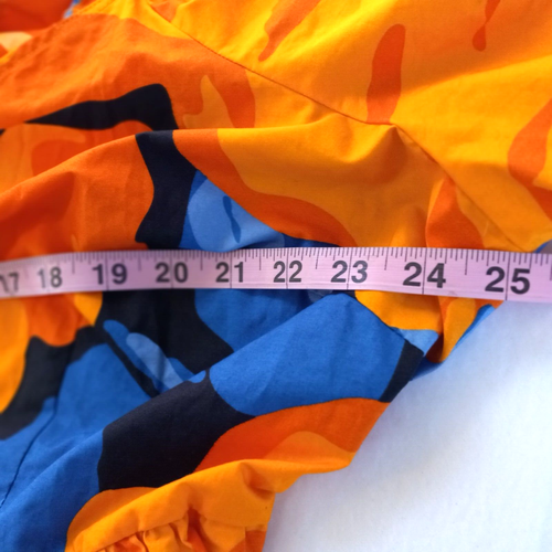 Tabitha braunes Damen KLEID Übergröße 20/22 W Blumenmuster Puffärmel hinten zum Binden - Bild 19 von 21