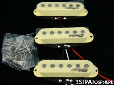 *NEW Wilkinson WOHAS Alnico 5 for Fender Stratocaster PICKUP SET Strat Cream