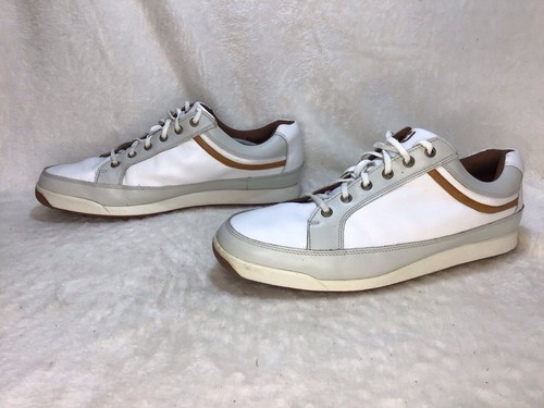 FootJoy Golfschuhe Herren 54251 Contour Größe 13 M ohne Spikes Weiß Leder