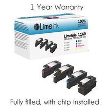 4 1660w Toner Cartridge Black Color For Dell Laser C1660 C1660w C1660cnw 1660