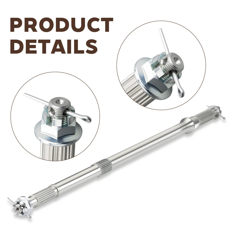 Rear Axle Shaft & Nuts for Honda Fourtrax 250 TRX250 1985-1987 42311-HA8-000 - Image 2 of 4