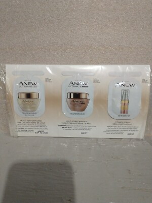 Avon Anew   Power Serum, Ultimate Day Cream, Ultimate Night Cream   Samples