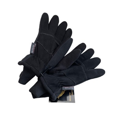 Hand Armour Premium Deerskin Leather Gloves Large Polar Fleece 100GR Heatlok NEW