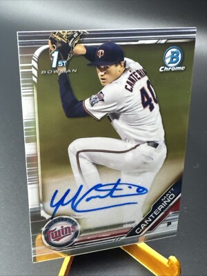 Matt Canterino 2019 Bowman Draft #CDA-MC Chrome Draft Pick Auto Refractor /499
