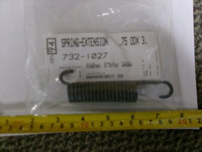 #ad #ad CUB CADET MTD TROY BILT 732 1027 EXTENSION SPRING .75quot; OD X 3quot; $14.99