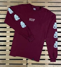 Mens Long Sleeve Sweatshirt Huf Size M
