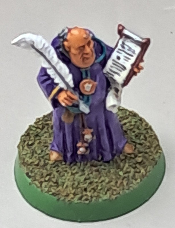 GW 40K Daemonhunter Inquisition Scribe Sage - Neatly Painted - Metal