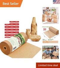 Recyclable Honeycomb Packing Paper Roll 12" x 400' - Perfect for Moving & Gifts