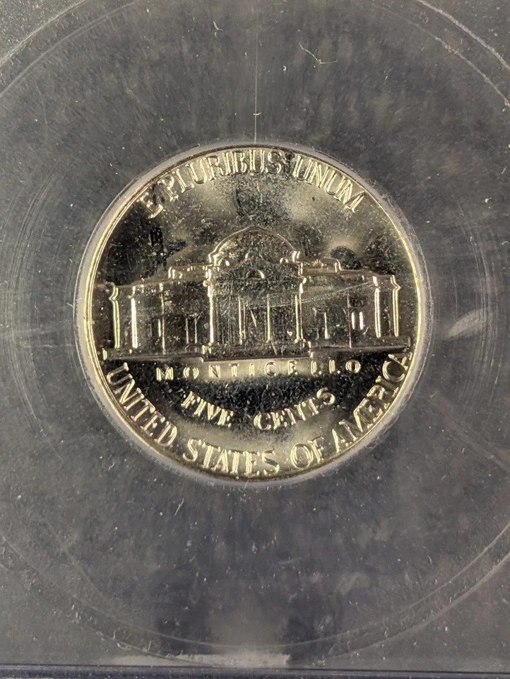 1965 SMS MS 68 Jefferson Nickel 5c ICG - ¡Nueva etiqueta blanca rara alta calidad!! Foto 4 de 4