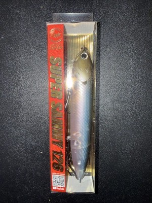 Lucky Craft / Super Sammy 126 / Topwater Floating Lure / 5in / 1oz /Ghost Minnow
