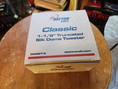 Dayton Audio Classic DC28FT-8. 1-1/8'' Silk Dome Truncated Tweeter. MIB