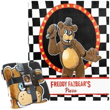 Five Nights at Freddy’s Fleece Throw Blanket, Soft Cozy 59 x 51 Inch, Gaming ...