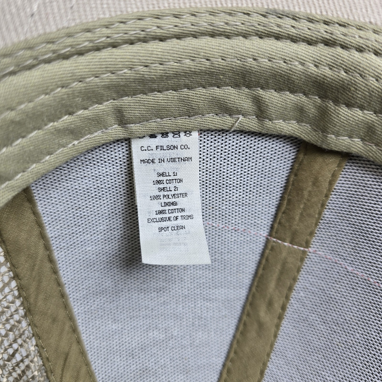 CC Filson Big Patch Brown Back Mesh Snapback Truc… - image 8