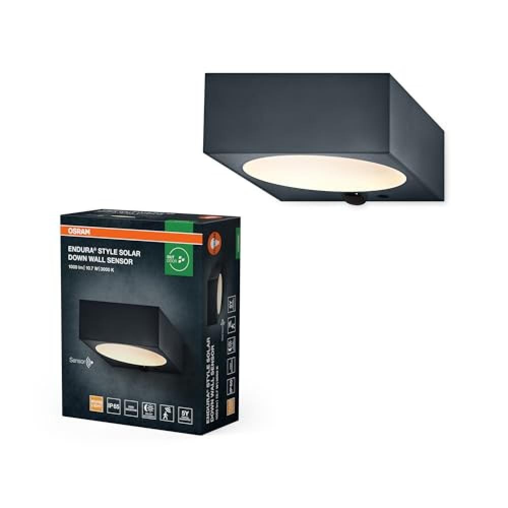 Endura Style Solar Bright Sensor Wall Down IP54 - Luce Sicurezza Solare