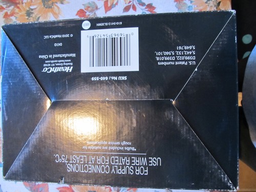 Heath / Zenith SL-5412-WH2 180 Degree Motion Activated Security Light with Bulbs - Picture 6 of 10