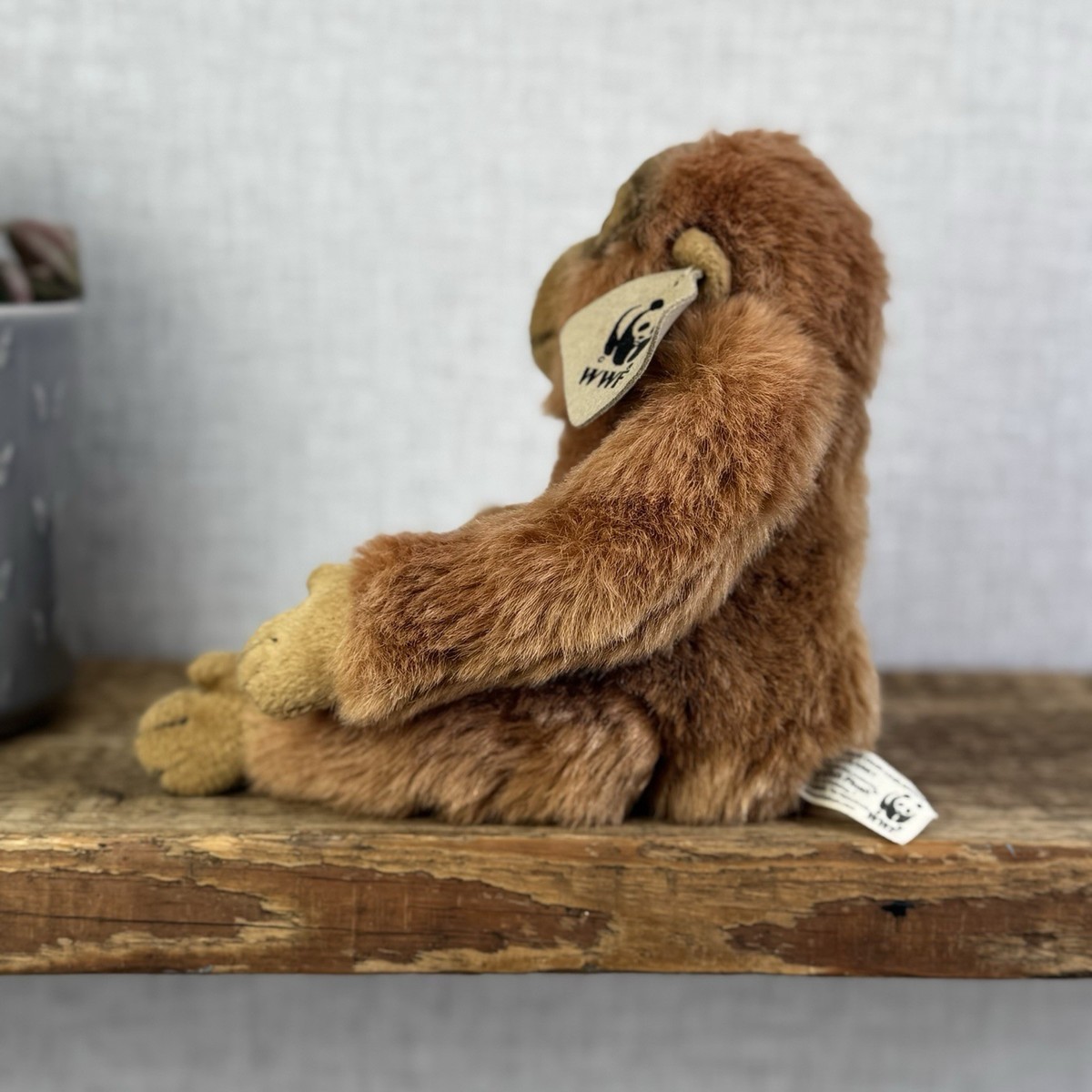 WWF Anna Club Plush - Orangutan Endangered Species Soft Toy Monkey