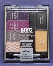 NYC Individual Eyes Eyeshadow 002 PINK SUNSET w/Gel Liner Limited Edition Pallet