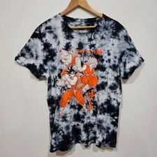 Dragon Ball Z Super Goku Grey Anime Casual Tie Dye Cotton Large T Shirt Mens