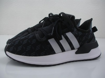 Men's sz 7 M adidas U_Path Run FV1821 Core Black Silver Running Shoes Sneakers