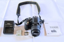 Nikon D3300 24.2MP DSLR Camera Package VGC ONLY 935 SHOTS TAKEN