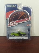 Greenlight GL Muscle Series 18 1971 Plymouth Hemi Cuda Green 