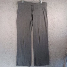 Gap Body Womens Gray Sweatpants Size Large Drawstring Comfortable Baggy Soft