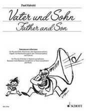 Vater und Sohn Score and parts Piccolo Flute (Clarinet/Soprano Saxophone), Basso