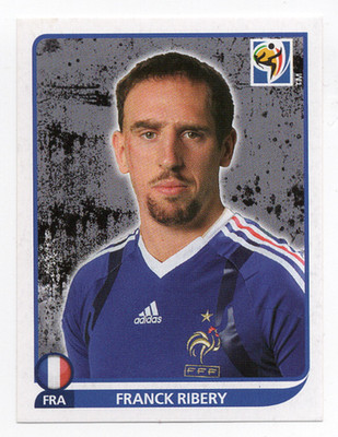 #100 Franck Ribery Panini FIFA World Cup South Africa 2010