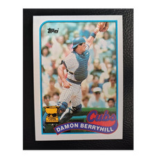 Topps 1989 Topps Damon Berryhill Topps All-Star Rookie #543 Cubs MLB Card. rookie card picture