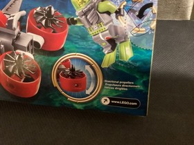 Lego Atlantis Wreck Raider 8057 Shark Warrior Scuba gear glider eye patch 2010