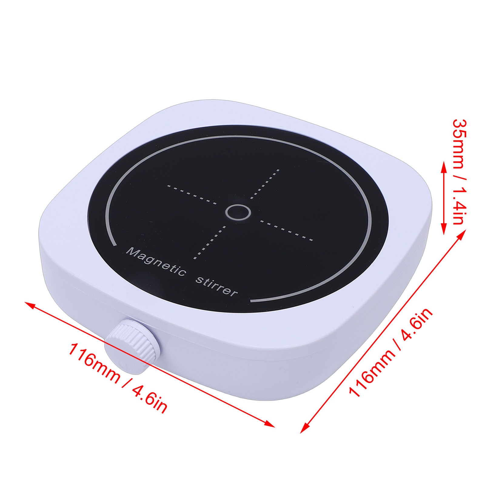 1L Small Magnet Stirrer Adjustable Speed Stirring Plate Mixer For Laboratory Exp