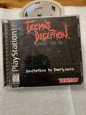 Sony Playstation 1 PS1 Tecmos Deception CIB Game Cleaned & Tested