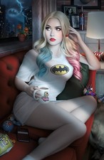 Harley Quinn #24 Warren Louw Exclusive Foil Virgin Variant