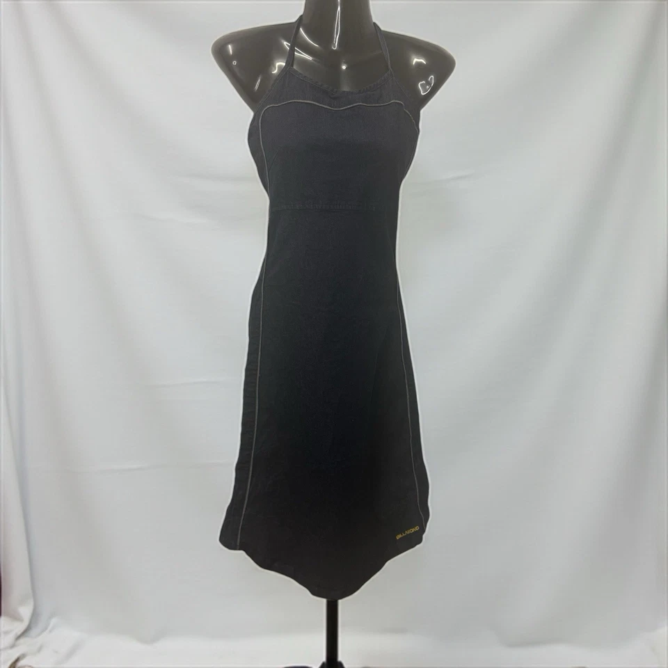 Billabong Dark Blue Denim Midi Halter Dress Size 3 (AUS Size 8) - image 2 of 4