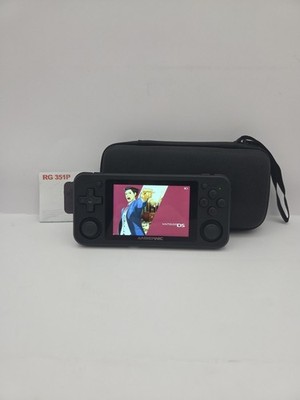 Anbernic RG351P 3.5 Retro Video Game Console Fully Loaded Best Games Carry Case