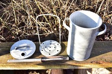 kleiner Einkochtopf 8l für 1-2 Gläser | top Zustand | DDR Zink Einwecktopf 38x19