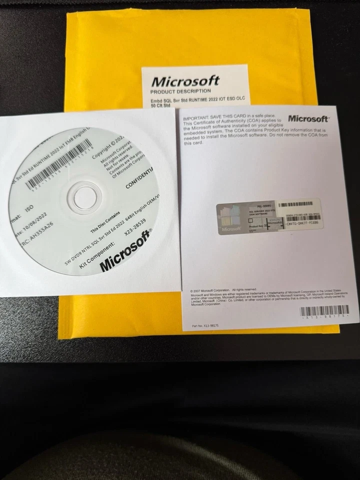 SQL Server 2022 Standard Unlimited Core + Unlimited CALs Lizenz - Bild 2 von 3