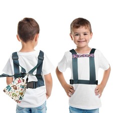 Autism Safety Harness w/ Leash Tether for Kids, Adjustable Walking Backpack