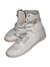 Vintage Reebok Freestyle High Tops Shoes Sneakers Size 9 1/2