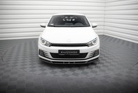 Front Ansatz V.1 FüR Volkswagen Scirocco Mk3 Facelift Frontspoiler Schwarz