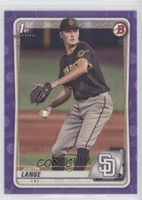 2020 Bowman Draft Purple Border 129/250 Justin Lange #BD-99 0c6