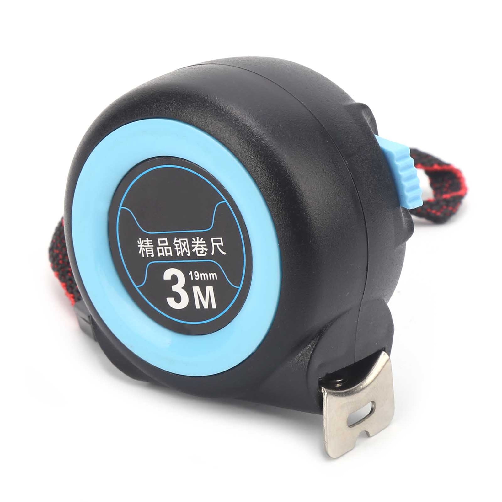 Tape Measure Thicker Retractable SelfLocking Accurate Carpentry 3metres X 19mm☜