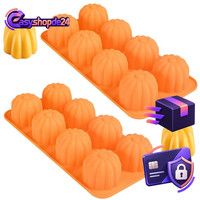 Silikonformen Halloween KüRbis Kuchenform Muffin 2 StüCk Backform Herbst