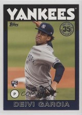 2021 Topps 1986 Baseball 35th Anniversary Series 2 Blue Deivi Garcia 0u2j