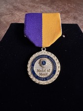 Lions Club Medal Of Merit - Wie Neu - Ohne Gravur, Versandkostenfrei