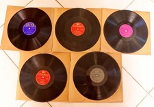 78 rpm 10" records Big Band Orchestra mixed labels set of 5 Decca RCA  more VTG