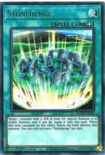 Yu-Gi-Oh TCG BLCR-DE024 UR Stonehenge Battles of Legend: Crystal Revenge